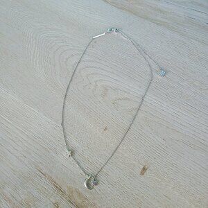 Kendra Scott Moon & Star Pendant Necklace in Silver